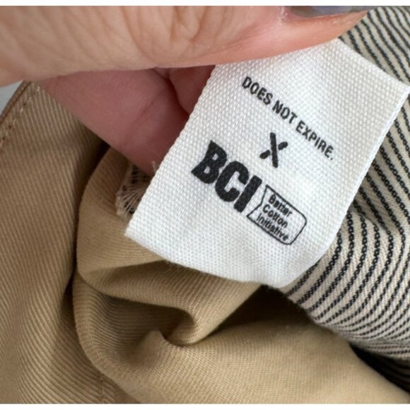 Alex Mill Pleated Boy Chino ‎ Pants tan cropped preppy 90s sz 8 - Picture 9 of 11